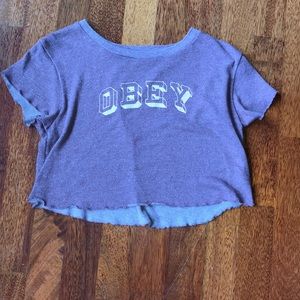 OBEY crop top